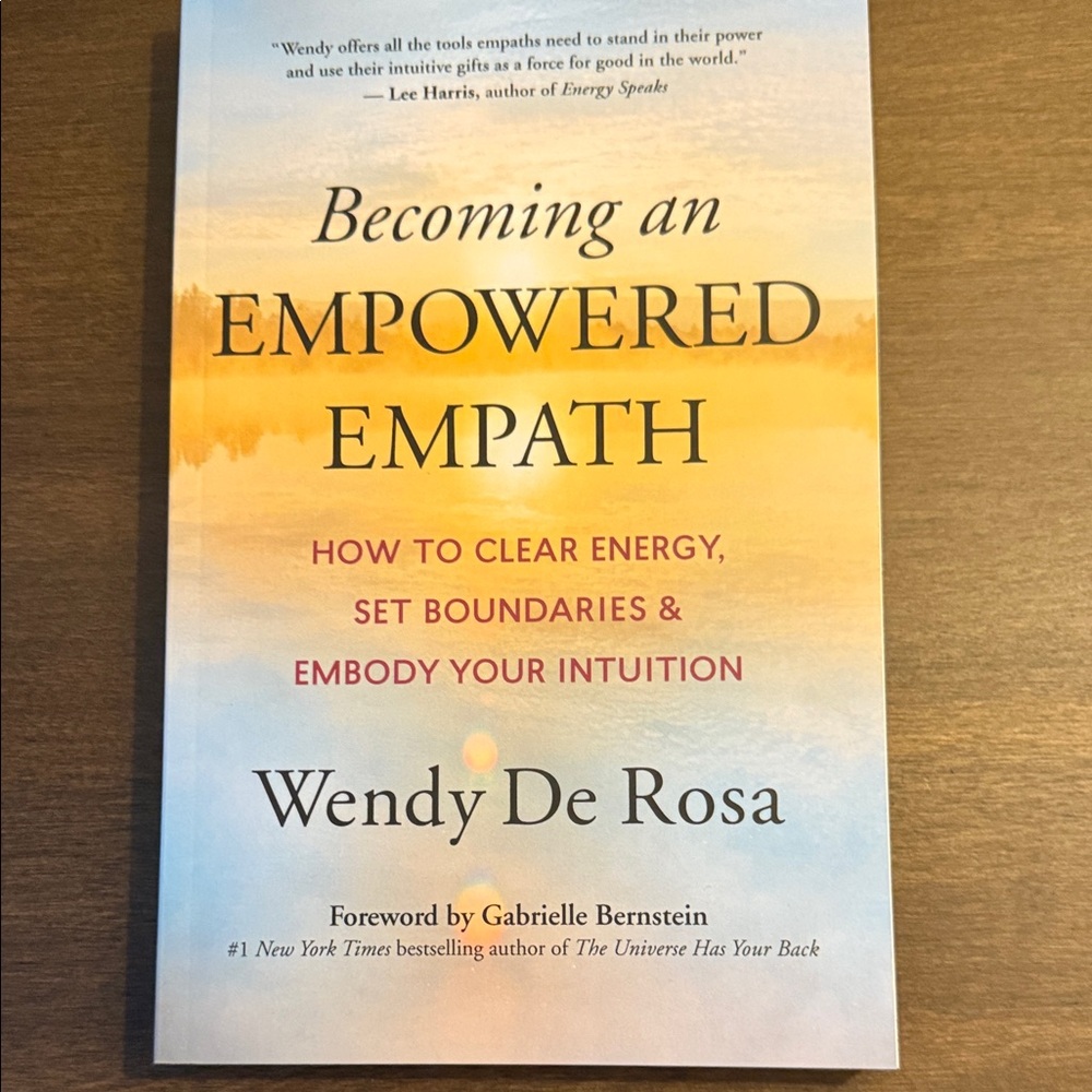 Becoming an Empowered Empath - Yellow and Blue Gradient Softcover